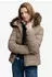 Superdry Hood Faux Fur Fuji Padded Jkt Steppjacke Slim Fit (W5012184A) fallen rock braun