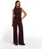Falke Pure Merino Wool Strickweste (57344535) schwarz choco