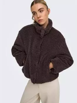 Only ONLTora Boyfriend Teddyjacke (15382198) braun