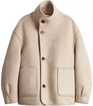Opus Wendejacke in Shearling-Optik (OPU4225002000004) sand