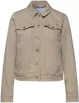 Street One Colored-Denim-Look mit Taschen Jeansjacke beige washed (Damen) (A21292217789)