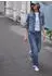 Street One Studio Backprint Jeansjacke medium blue wash (Damen) (F21303718028)