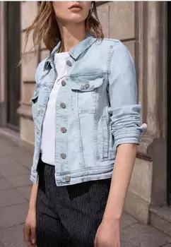 Street One Studio Brusttaschen und Knöpfe Jeansjacke ultra bleach wash (Damen) (F21293417810)