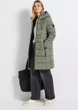 Street One Lange Steppjacke Mantel lichen green (Damen) (A20211816636)