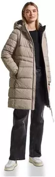 Street One Lange Steppjacke Mantel smooth champagne (Damen) (A20211816631)