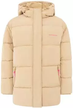 Zwillingsherz Love More Steppjacke mit Kapuze beige