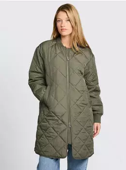 Tom Tailor Denim 1051148 Steppmantel mit Bomberkragen urban olive green