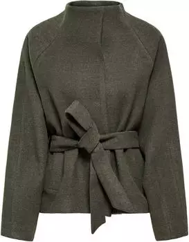 JDY JDYLydia Kurze G&uuml;rtel-Jacke (15382962) dunkelgr&uuml;n
