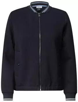 Cecil Scuba-Piqu&eacute; College Blouson mit Zipper (CCB21314716831) blau