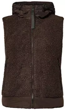 Cecil Wendbare Teddyweste in Unifarbe (CCB22032217754) braun