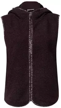 Cecil Teddy-Weste mit Kapuze und Zipper (CCB22034317749) rot
