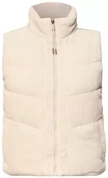Cecil Cord-Weste mit Steppmuster und Zipper (CCB22034416504) beige