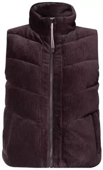 Cecil Cord-Weste mit Steppmuster und Zipper (CCB22034417749) rot