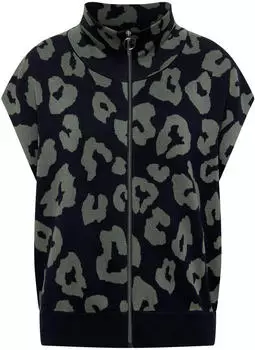 Cecil Doubleface Weste mit Kragen und Zipper (CCB25418626831) blau