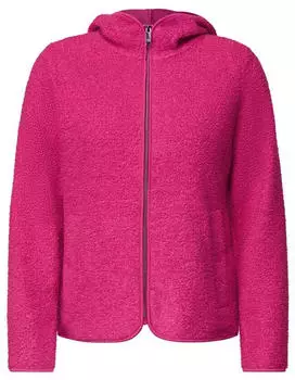Cecil Teddy-Jacke mit Kapuze in Unifarbe (CCB32575417981) rosa