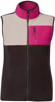 Cecil Fleece Weste im Colorblock-Look (CCB32603137981) rosa