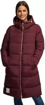 Marikoo Nomadiaa Lange Winterjacke wine