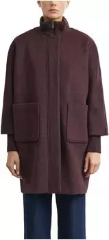 Comma Cape-Mantel aus Wollmix mit Ripp-Details rot (2181807.4925)