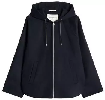 Marc O'Polo Woll-Kapuzen-Cape-Jacke relaxed blau (5000014773_4300)