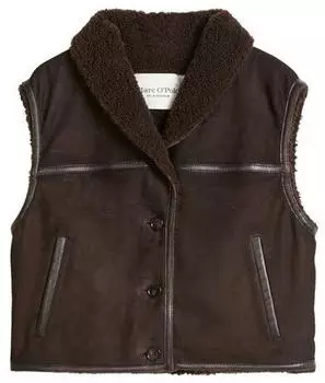 Marc O'Polo Lederweste regular braun (5000016276_1428)