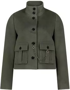 Cartoon Casual-Jacke mit aufgesetzten Taschen Outdoorjacke (49147462) kambaba