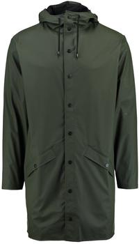 Rains Unisex Long Jacket green (1202-03)