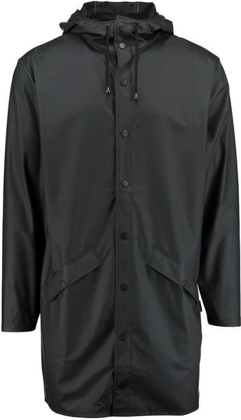 Rains Unisex Long Jacket black (1202-01)