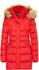 Marc O'Polo Puffa Coat With Detachable Fur Collar red (909032971143-354)