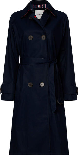 Tommy Hilfiger Essential Double Breasted Maxi Trench Coat (WW0WW27750) desert sky