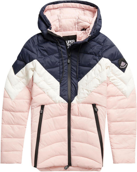 Superdry Colour Block Eclipse Padded Jacket (W5010205A) blue