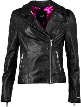 Maze Biker-Leatherjacket Pin black