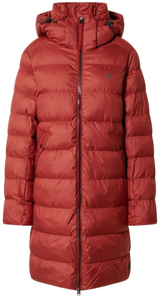 G-Star Whistler Hooded Slim Long Coat (D17487-B958) dry red