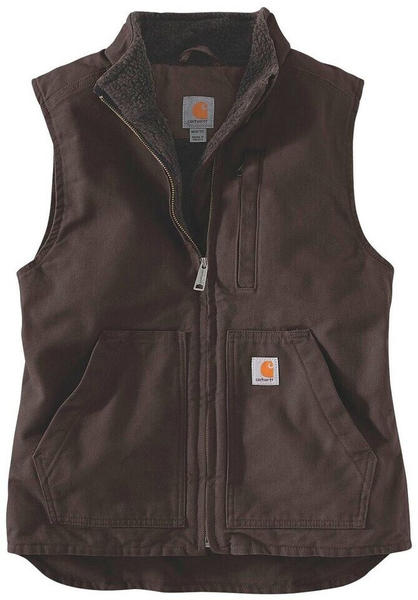 Carhartt Sherpa Lined Mock Vest (104224) dark brown