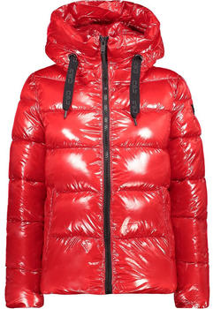 CMP Gloss-Finish Quilted Jacket (30K3536) red