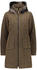 CMP Wool Blend Coat With Faux Fur Collar (30M3396) dune/black