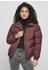 Urban Classics Ladies Hooded Puffer Jacket (TB1756-01151-0042) cherry