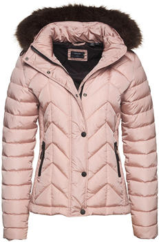 Superdry Luxe Fuji Padded Jacket (W5010271A) blush