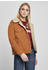 Urban Classics Ladies Oversize Sherpa Corduroy Jacket (TB2376-02768-0037) toffee/beige