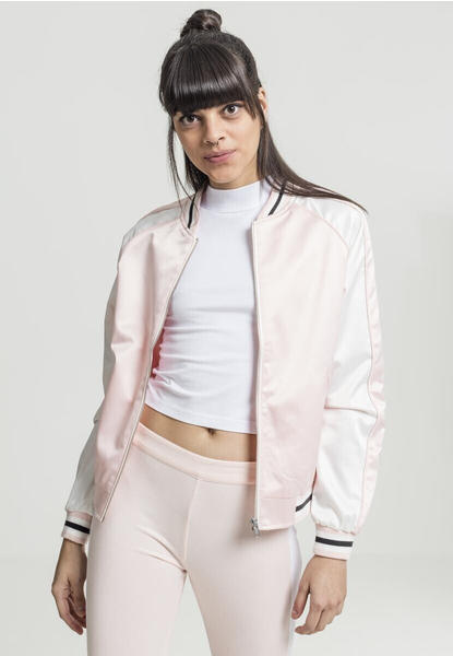 Urban Classics Ladies 3-tone Souvenir Jacket (TB1548-00846-0042) pink/offwhite/black