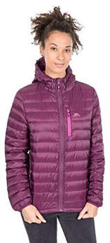 Trespass Arabel Packaway Hooded Down Jacket potent purple