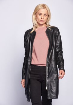 Maze Leather Coat (420-20-40) black