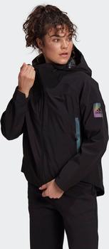 Adidas Women Lifestyle MYSHELTER Rain Jacket black/rainbow reflective (GP7851)