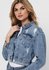 Only ONLMALIBU LS DNM JACKET (15220545) medium blue denim