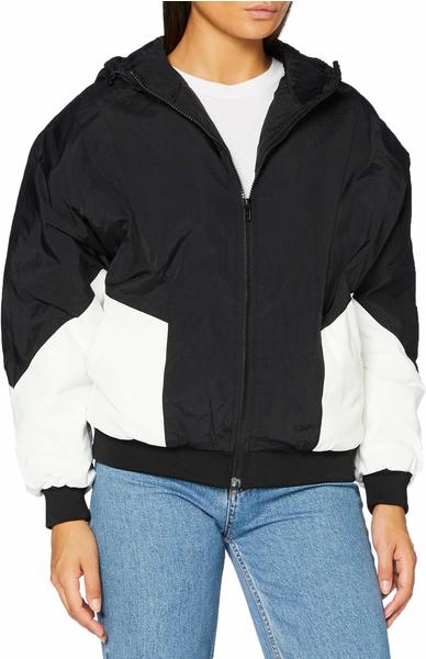 Urban Classics Ladies Padded 2-tone Batwing Jacket (TB3644-00826-0037) black/white