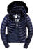 Superdry Hooded Luxe Chevron Fuji (G50005LR) navy