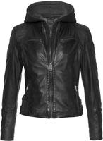 Mauritius Lederjacke "NOLA" mit Kapuze Two-in-One Style - mit abnehmbarer
