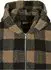 Urban Classics Ladies Hooded Oversized Check Sherpa Jacket (TB3056-03258-0037) softtaupe/black