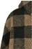 Urban Classics Ladies Hooded Oversized Check Sherpa Jacket (TB3056-03258-0037) softtaupe/black
