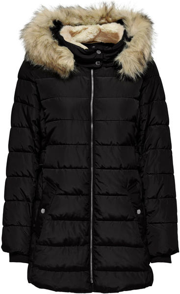 Only Onlcamilla Hood Fur Coat Otw (15204606) black natur