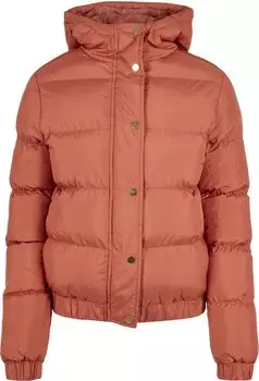 Urban Classics Ladies Hooded Puffer Jacket (TB1756-03255-0039) redearth
